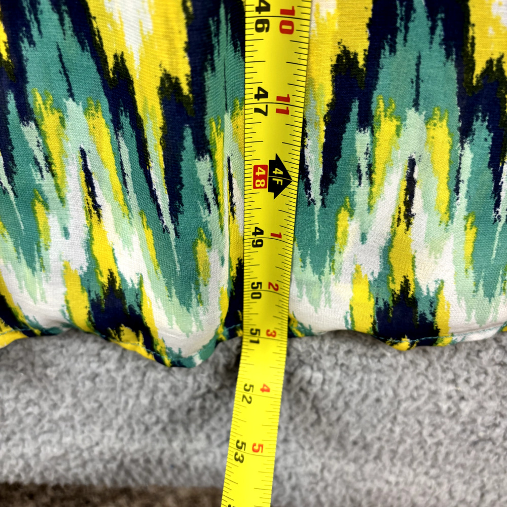 Francescas Harper Maxi Dress Medium Beachy Strapless Ruched Waist Chevron Stripe - Picture 10 of 13